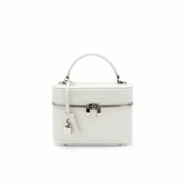 [BUNJANG] Cardinal Red Vanity Bag White Tote Bag / 카디널레드 배니티백 화이트