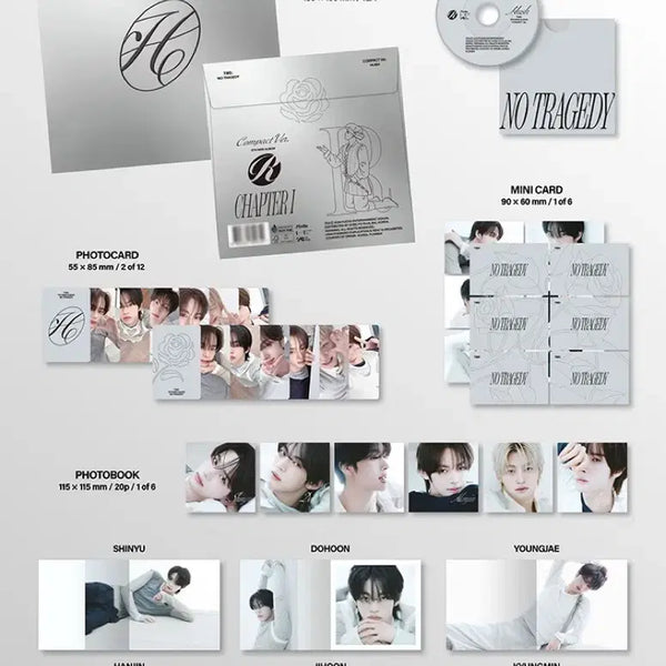 [BUNJANG] TWS 5th Album Rush Version Photocard Set / 6장세트 급처/투어스5집 rush버전 tws no tragedy compact rush ver