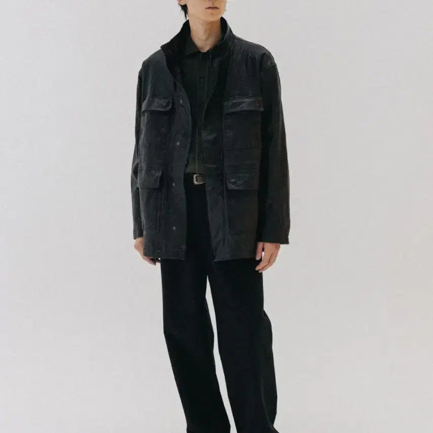 [BUNJANG] Blankroom Wool Harrington Charcoal Exchange / 블랭크룸 교환