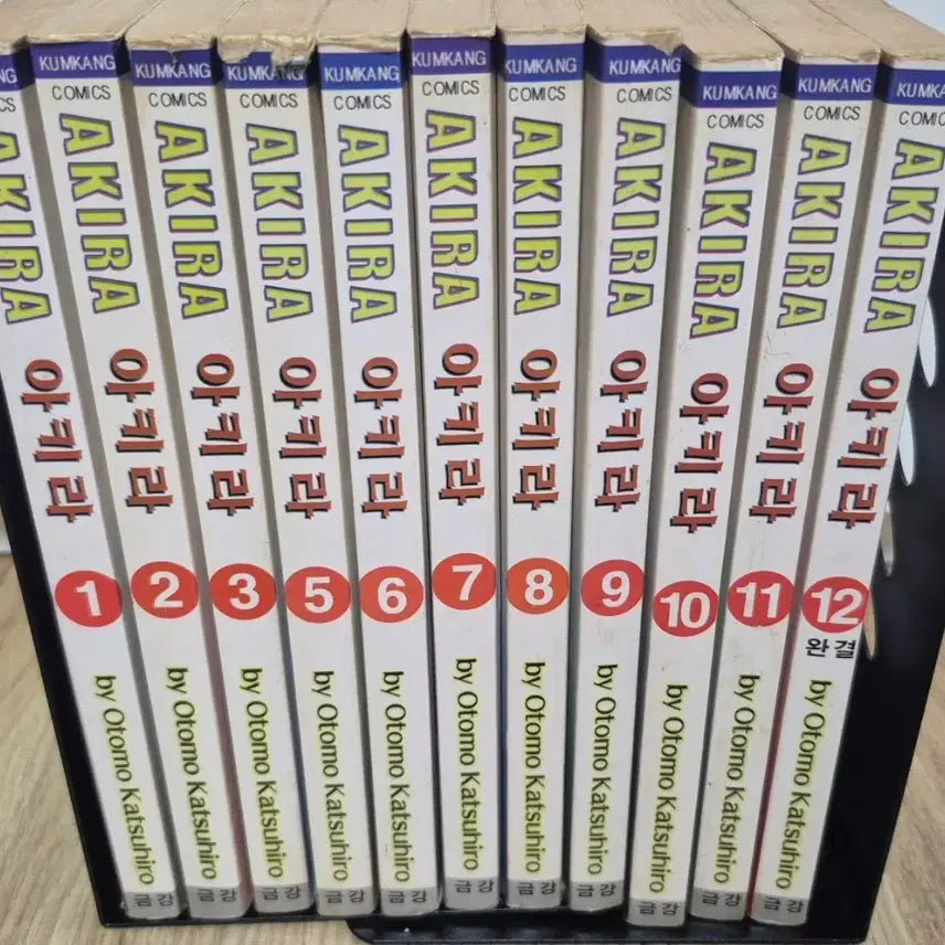 [BUNJANG] Akira Complete Manga Set (Volumes 1-3, 5-12) / 아키라 전권 (1-12권) 만화책 (4권 분실) 희귀본