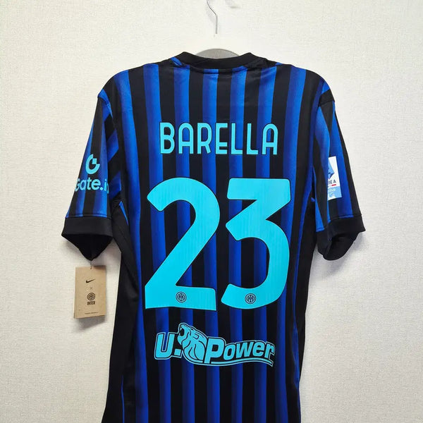 [BUNJANG] Inter Milan 25-26 Home No. 23 Barella Authentic League Jersey / (새상품) 25-26 인터밀란 홈 No.23 바렐라 리그 정품 유니폼
