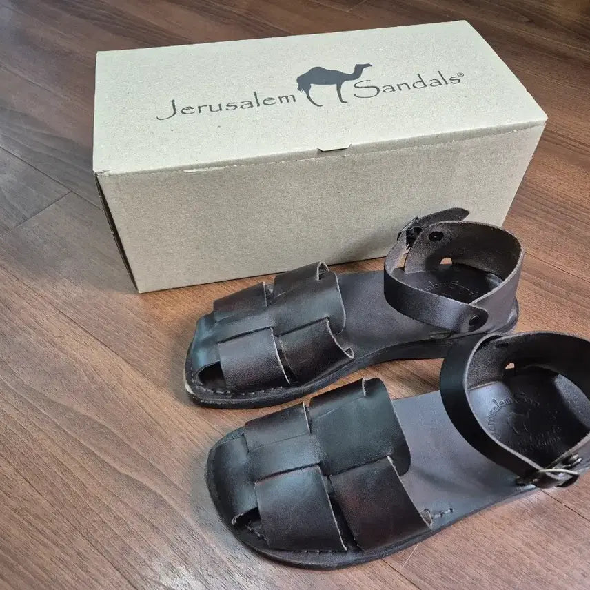 [BUNJANG] Jerusalem Sandals Jemma Brown Sandals (40/250) / 예루살렘 샌들 젬마 브라운 40 (250)