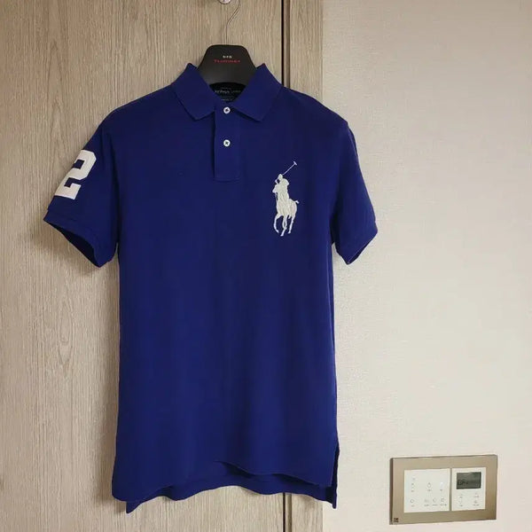 [BUNJANG] Polo Ralph Lauren Big Pony Chief Keeper Short Sleeve Polo Shirt - Dark Blue (Custom Fit M / KR 90-95) / 폴로 랄프로렌 빅로고 빅포니 치프키프 반팔 카라티 pk셔츠 다크블루 s~m