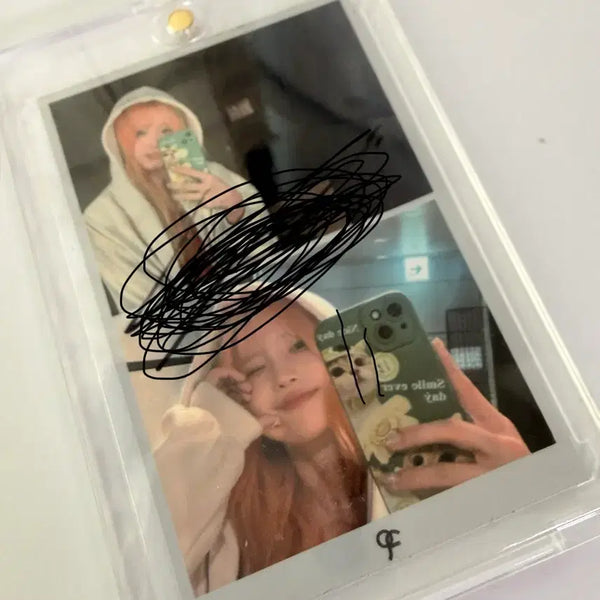 [BUNJANG] Fromis_9 Song Hayoung Signed Two-Cut Photocard / 급처))프로미스나인 송하영 싸인두컷