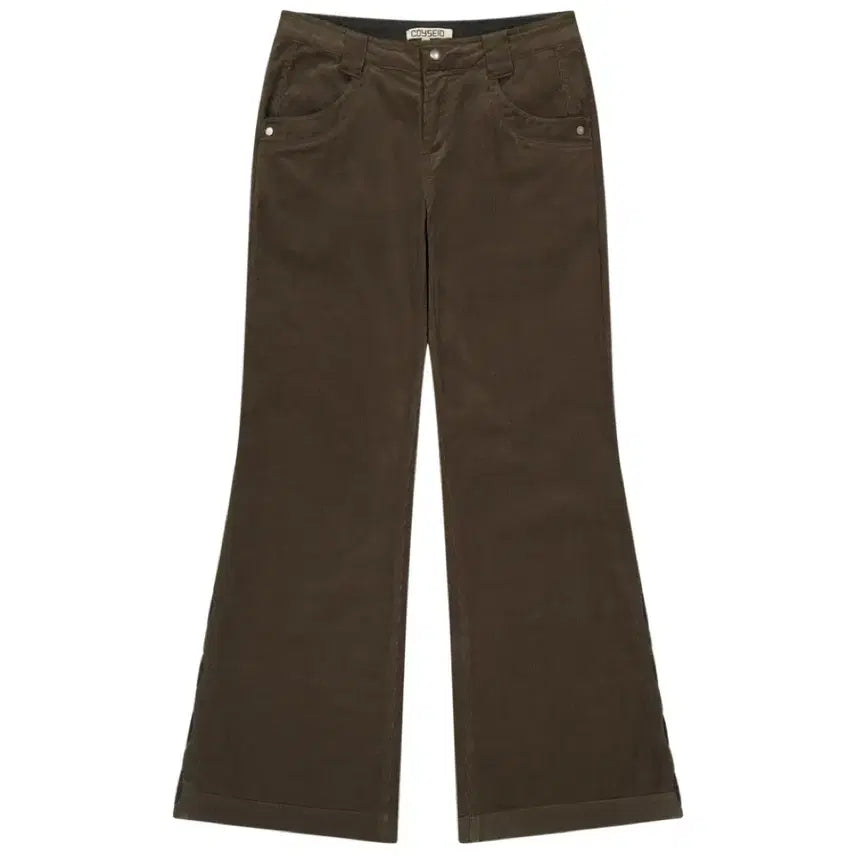 [BUNJANG] COESIO Leaf Cut Corduroy Pants / 코이세이오 리프컷 코듀로이 팬츠