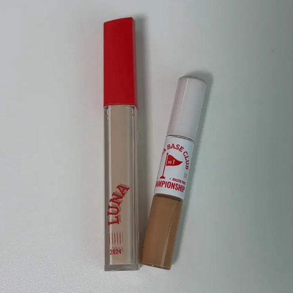 [BUNJANG] Luna Ivory Long-Lasting Concealer Dual Concealer Bundle Set / (일괄) 루나 아이보리 롱래스팅 팁 컨실러 듀얼 컨실러