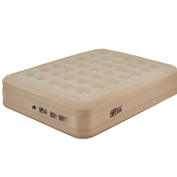 [BUNJANG] KOBEE Expedition Air Bed Camping Mattress Queen Size 38cm Peach Fabric with Built-in Pump / 코비익스페디션 에어베드 캠핑 메트리스 침대어베드 38cm 에어매트리스 퀸사이즈 피치원단 에어펌