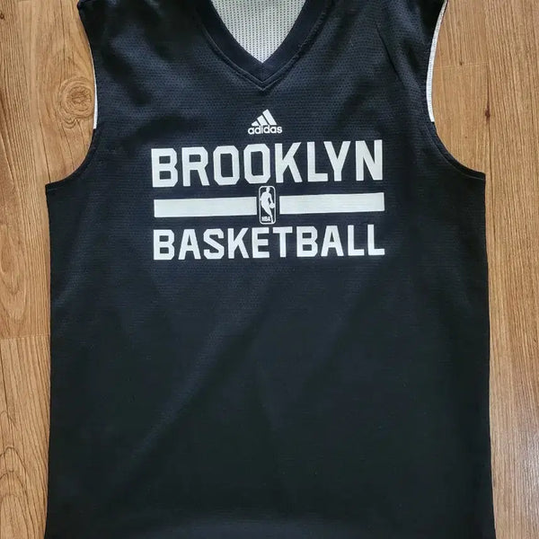 [BUNJANG] Adidas Brooklyn Basketball Jersey M Black Authentic / 아디다스 브루클린 농구 유니폼 M 검정  정품