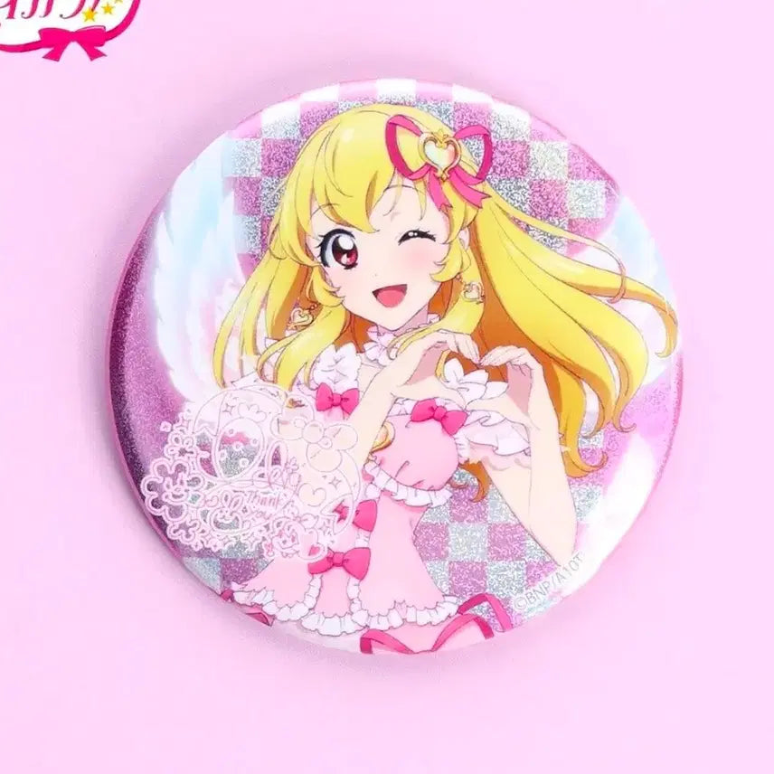 [BUNJANG] Aikatsu! Ichigo Aurora Kiss Big Can Badge (Sealed) / 아이카츠 아이엠스타 이치고 오로라키스 빅캔뱃지 미개봉