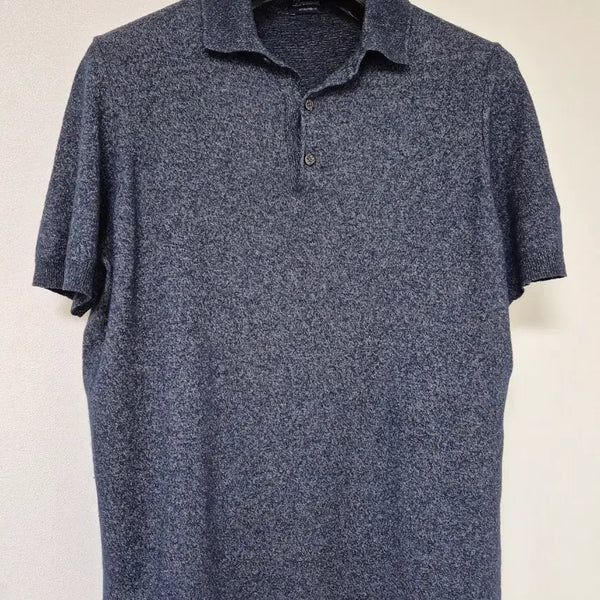 [BUNJANG] Drumohr Linen Collar T-shirt / 드루모어 린넨 카라티