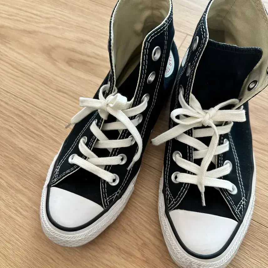 [BUNJANG] Converse Chuck Taylor All-Star High Top Black Canvas Sneakers / 컨버스 하이탑 블랙
