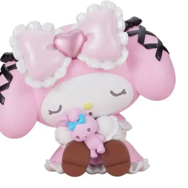 [BUNJANG] Sanrio Characters My Melody & Kuromi PeriHapi Shoulder Hug Figure Secret / 산리오 캐릭터즈 타카라토미 아츠 마이멜로디 & 쿠로미 PERIHAPI! 페리하피 어깨쿵 Hug. 피규어 시크릿