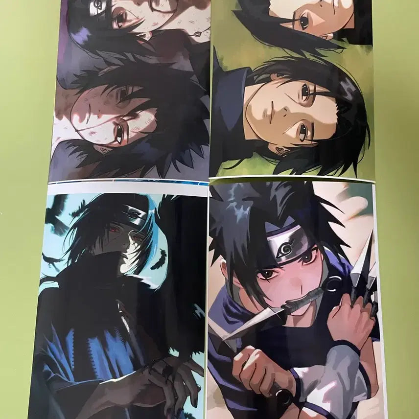 [BUNJANG] Naruto Sasuke Itachi Postcard Set / 나루토 사스케 이타치 엽서 프박