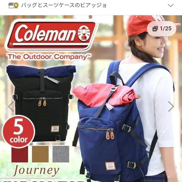 [BUNJANG] Coleman Japan Roll Top Backpack / 새상품 콜맨 재팬 백팩