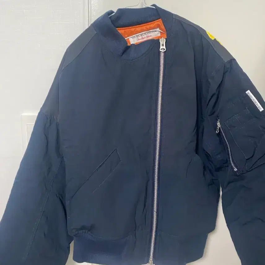 [BUNJANG] The Museum Visitor Flower Kunst Printed MA-1 M Series Jacket / 더뮤지엄비지터 플라워 쿤스트 프린티드 MA-1 M사리즈