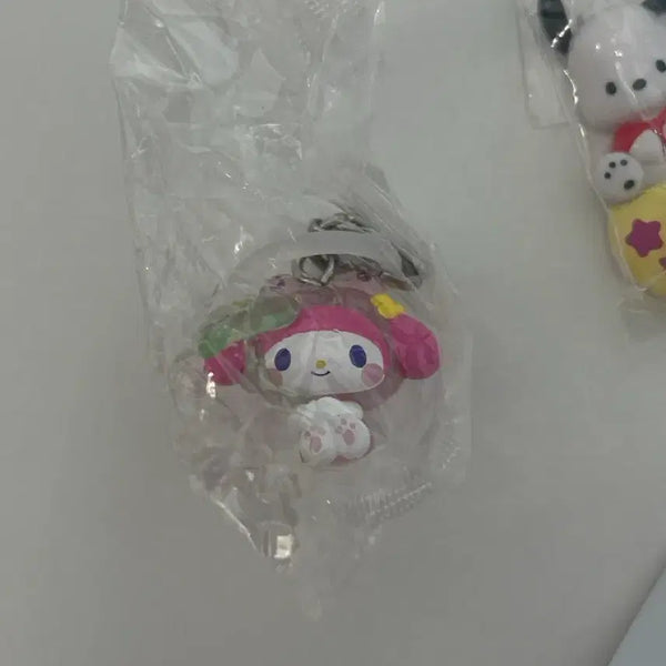 [BUNJANG] Sanrio My Melody Kerokero Party Keyring / 케로케로 파티 메지루시 키링 마이멜로디