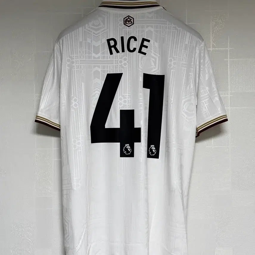 [BUNJANG] Arsenal 2025-2026 Third Jersey Declan Rice Official League Marking, Overseas L, New / 25-26 아스날 써드 해외L 라이스 오피셜 리그마킹 새상품