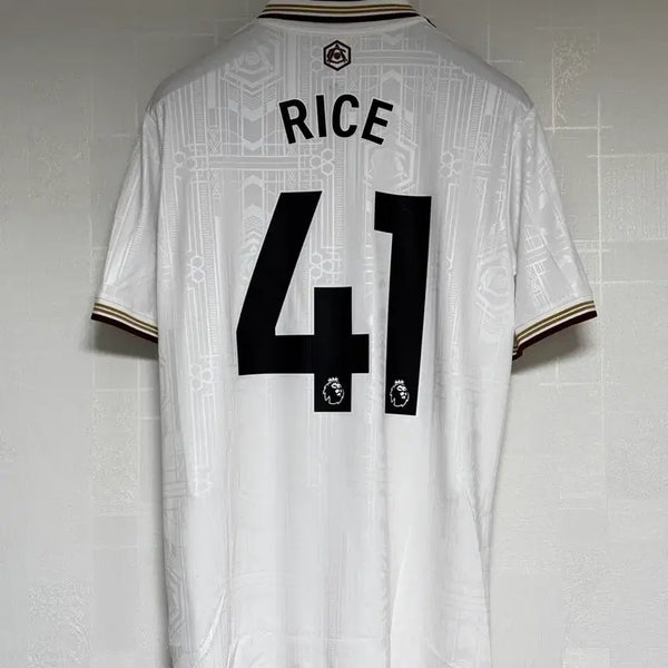 [BUNJANG] Arsenal 2025-2026 Third Jersey Declan Rice Official League Marking, Overseas L, New / 25-26 아스날 써드 해외L 라이스 오피셜 리그마킹 새상품