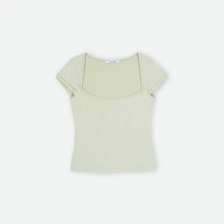 [BUNJANG] Colosynth Leaf Square T-Shirt - Honeydew Green / 콜로신스 리프 스퀘어 티셔츠 LEAF SQUARE T-SHIRT