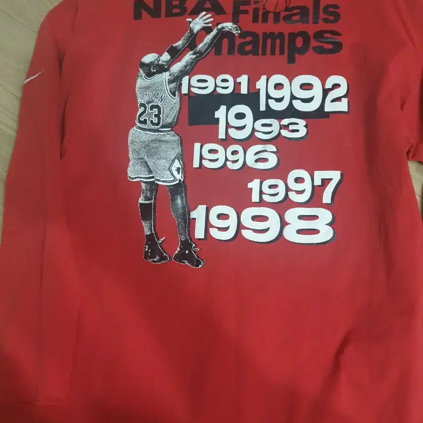 [BUNJANG] Nike Air Jordan NBA Finals Champion T-Shirt / 나이키 에어 조던 NBA 파이널스 챔피언 티셔츠