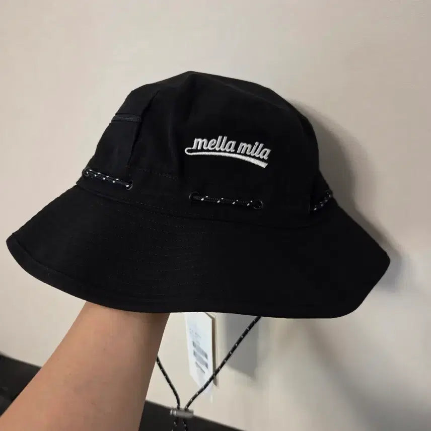 [BUNJANG] Melamila Bucket Hat Black / 멜라밀라 버킷햇 블랙 새상품
