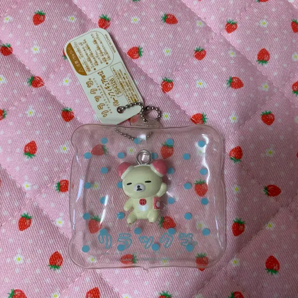 [BUNJANG] Classic Rilakkuma Headset Keychain / 고전 헤드셋 코리락쿠마 키링
