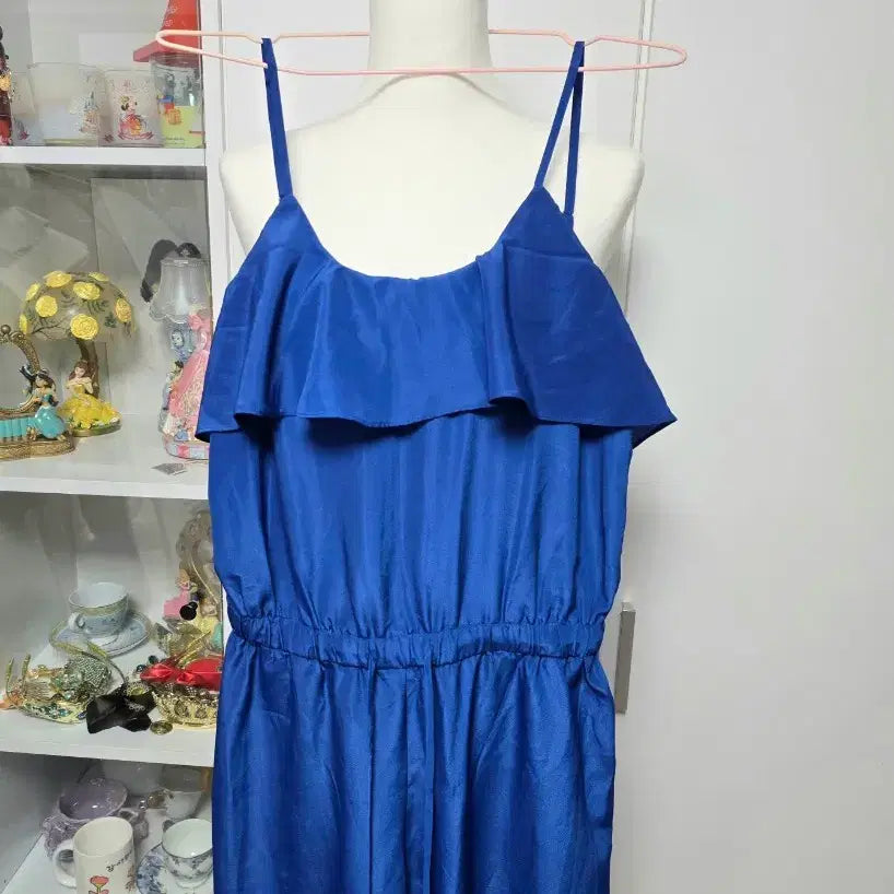 [BUNJANG] Michael Kors Blue Jumpsuit Pants XS / Michael Kors 마이클 코어스 점프수트 원피스 팬츠 블루