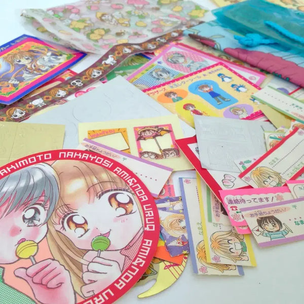 [BUNJANG] Heisei Era Vintage Sticker Bundle (Rare) / 고전 헤이세이 스티커 일괄 처분 [희귀]