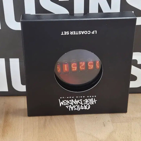 [BUNJANG] Official Hige Dandism Hige Dan Popup LP Coaster Set / 오피셜히게단디즘 히게단 팝업 LP 코스터 세트