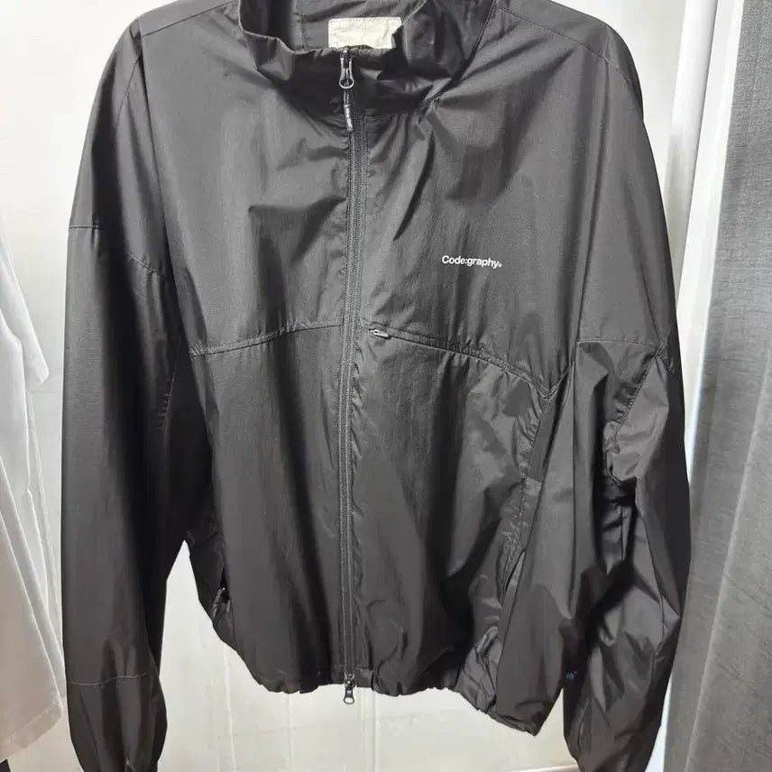 [BUNJANG] Code:Graphee Pertex Windbreaker Set-up (Jacket & Pants) Black / 코드그라피 퍼텍스 윈드브레이커 셋업 (바람막이) 블랙