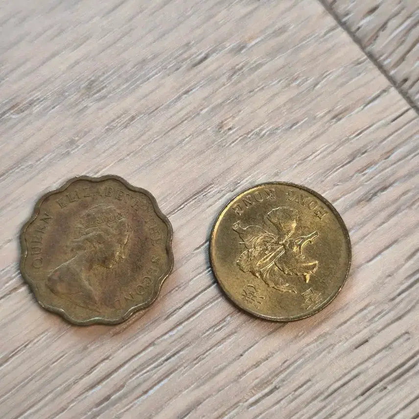 [BUNJANG] Hong Kong 20 Cents & 10 Cents Coins (2 pcs) / 홍콩 20센트, 10센트 동전 2개