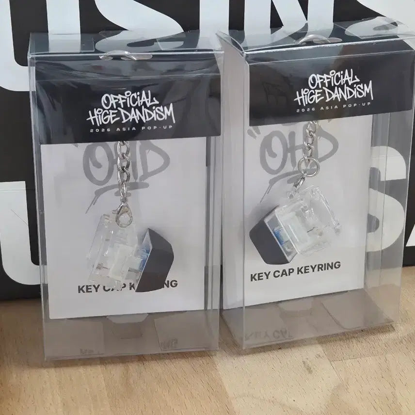 [BUNJANG] Official HIGE! BAND! HIGEDAN Popup Keycap Keyring / 오피셜히게단디즘 히게단 팝업 키캡 키링