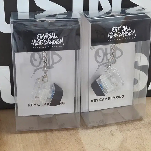 [BUNJANG] Official HIGE! BAND! HIGEDAN Popup Keycap Keyring / 오피셜히게단디즘 히게단 팝업 키캡 키링