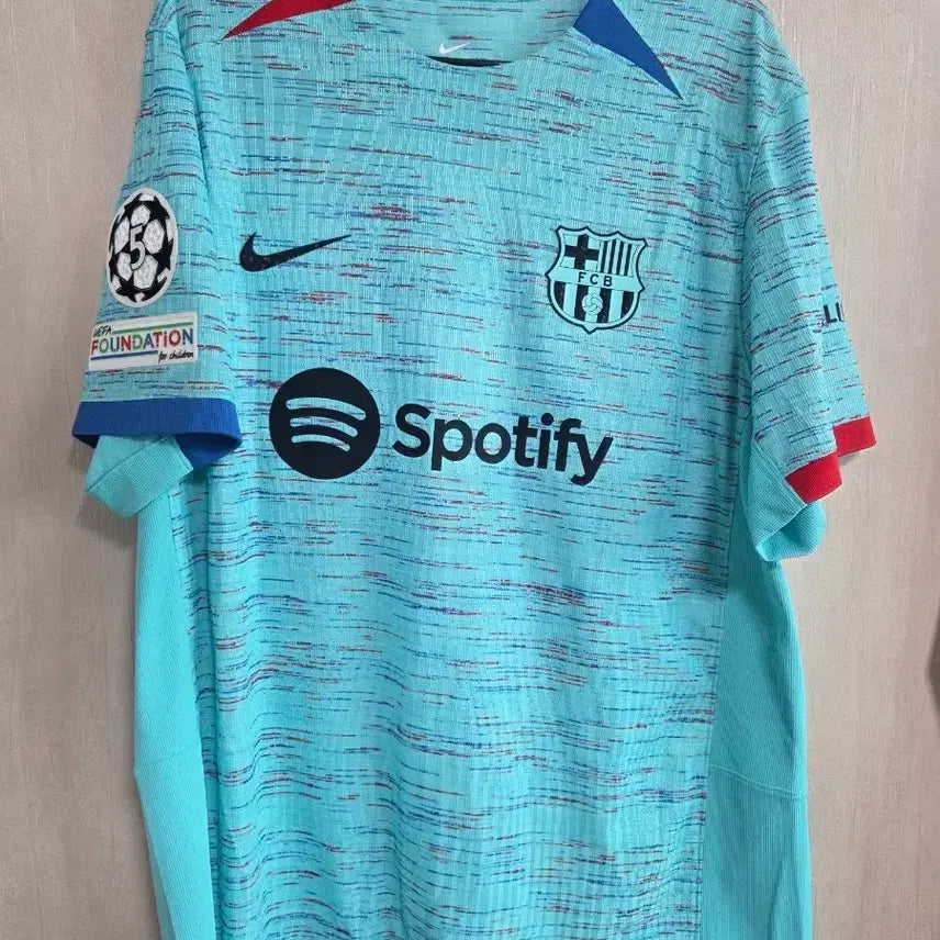 [BUNJANG] FC Barcelona 23-24 Third Authentic Match Jersey Lewandowski Champions League Patch Authentic Overseas XL / 23-24 바르셀로나 써드 매치 져지 레반돕,챔스패치 오피셜 해외XL