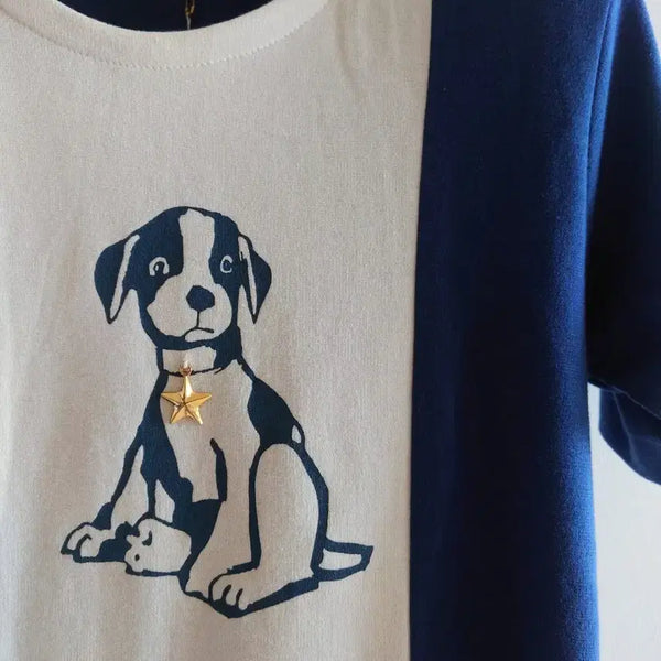 [BUNJANG] Soft Cotton Short-Sleeve T-Shirt for Dogs / 강아지  반팔 티셔츠