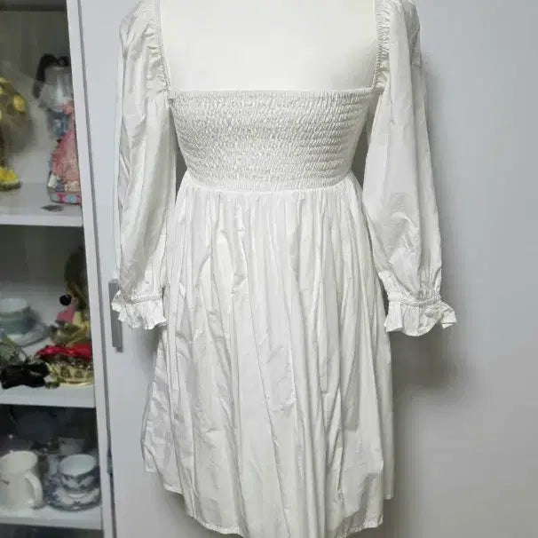 [BUNJANG] Faithfull The Brand Babydoll Mini Dress - White / Faithfull The Brand 원피스 화이트 베이비돌