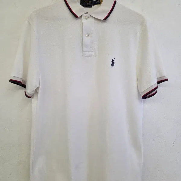 [BUNJANG] Polo Ralph Lauren Custom Slim Fit White T-Shirt / 폴로 슬림핏 화이트 티