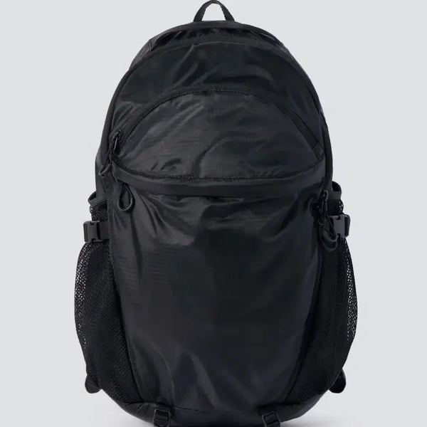 [BUNJANG] Musinsa Standard Ripstop Curved Pocket Hiking Backpack Black / 무신사 스탠다드 립스탑 커브드 포켓 하이킹 백팩 [블랙]