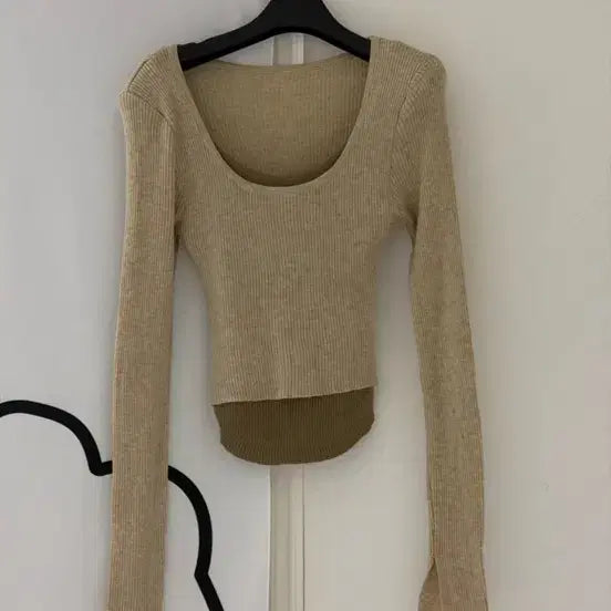 [BUNJANG] Imported Colorblock Knit T-Shirt / 수입의류 배색 니트티