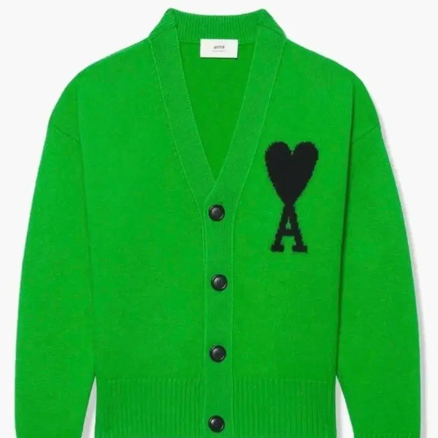 [BUNJANG] AMI Intarsia Cardigan / 아미 인타르시아 가디건