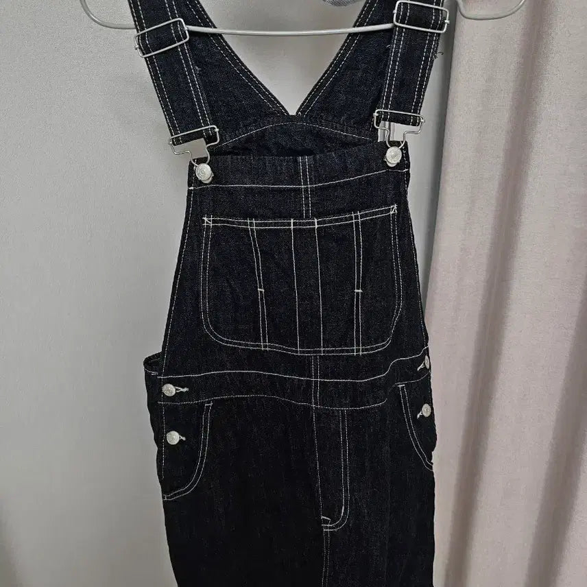 [BUNJANG] SPAO Denim Overall Skirt Dress / 스파오) 데님 멜빵 치마 원피스 (착샷 있음)