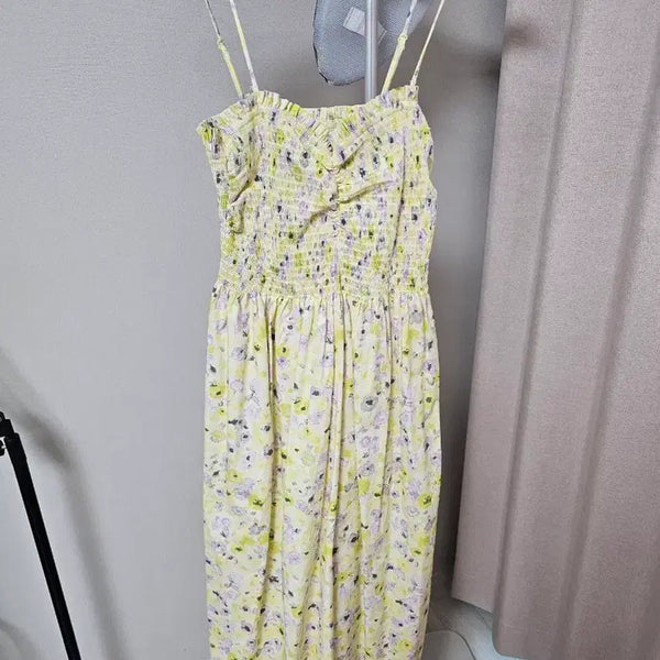 [BUNJANG] H&M Floral Sleeveless Maxi Dress / H&M 꽃무늬 민소매 원피스 (체코 프라하 구매)