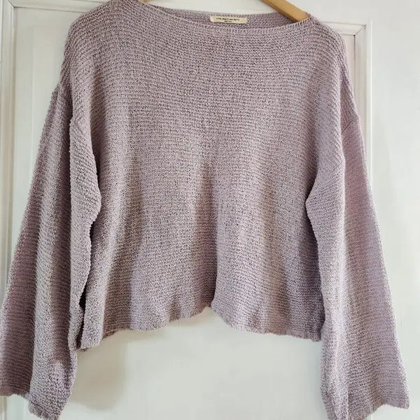 [BUNJANG] Women's Knit Sweater S-M Loose Fit / 여성 니트 스웨터 S ~ M