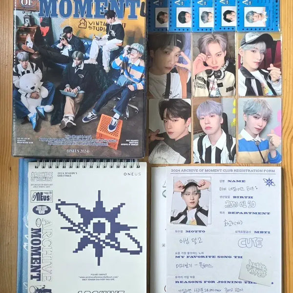 [BUNJANG] ONEUS 2024 Season's Greetings Photocard Set / 원어스 2024 시즌그리팅 포카
