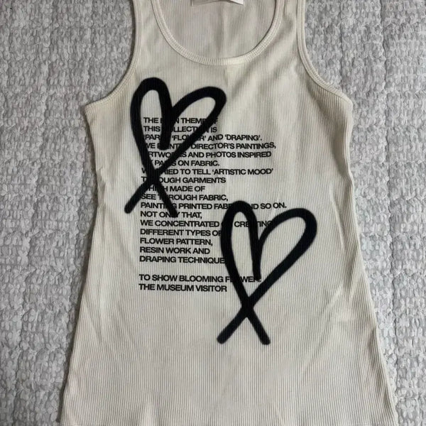 [BUNJANG] The Museum Visitor Sleeveless Top / 더뮤지엄비지터 슬리브리스