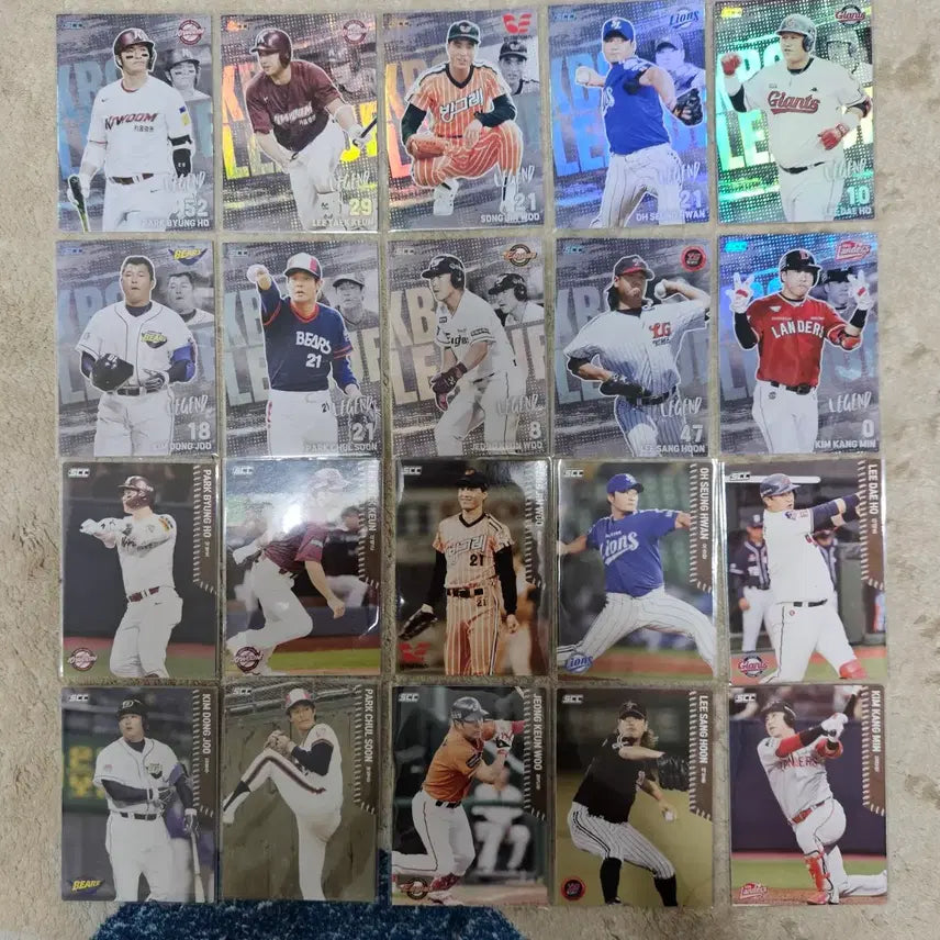 [BUNJANG] KBO SSC Card Set - Full Set (Holo & Normal) / KBO SSC 카드 레전드 전종 홀로 노멀 세트 팝니다.