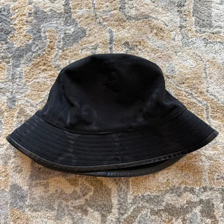 [BUNJANG] Gucci Jumbo GG Canvas Bucket Hat Black / 구찌 점보 GG 캔버스 버킷햇
