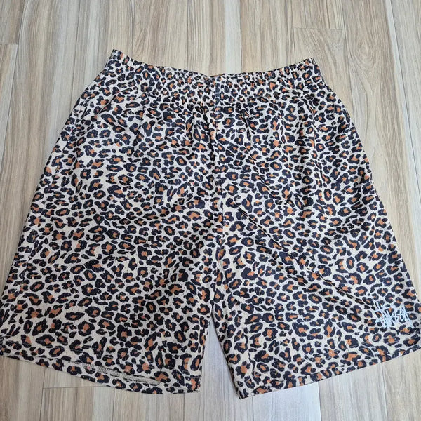 [BUNJANG] Stussy Leopard Mesh Shorts Size S / Stussy 스투시 레오파드 메쉬쇼츠 S사이즈