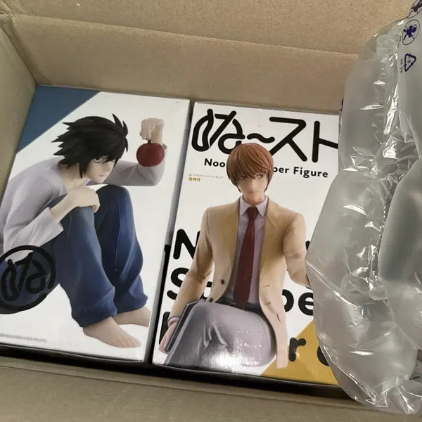 [BUNJANG] Death Note Noodle Stopper Light & L Figure Bundle (Sealed) / 미개봉 데스노트 누들스토퍼 라이토 엘 피규어 일괄