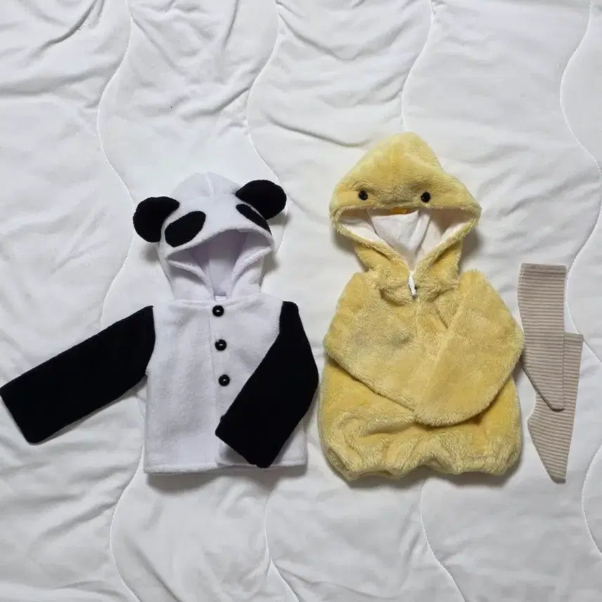 [BUNJANG] DMS MSD Size Chick Jumpsuit & Panda Jumper Set / dms 병아리 우주복+판다 점퍼 msd용 구관의상